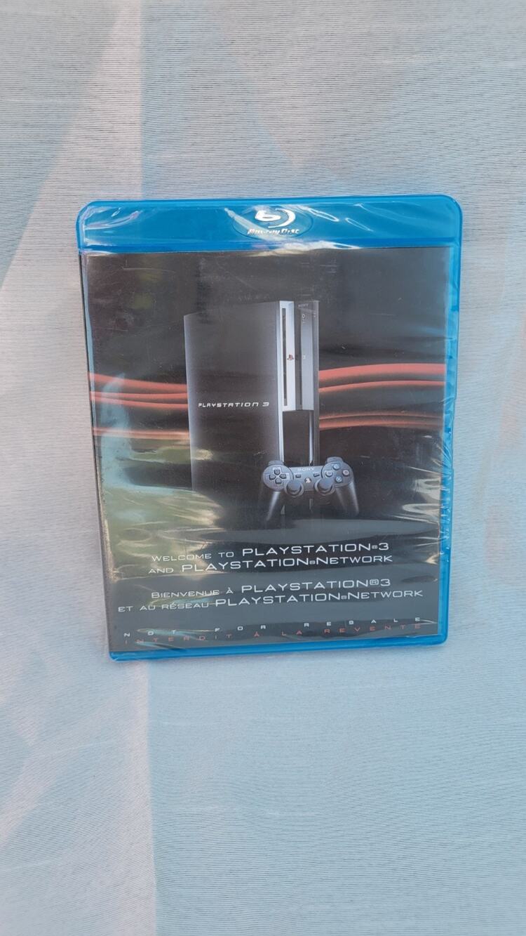 Sony PlayStation 3 PS3 Welcome to PlayStation Network Blu-ray Promo Display Case